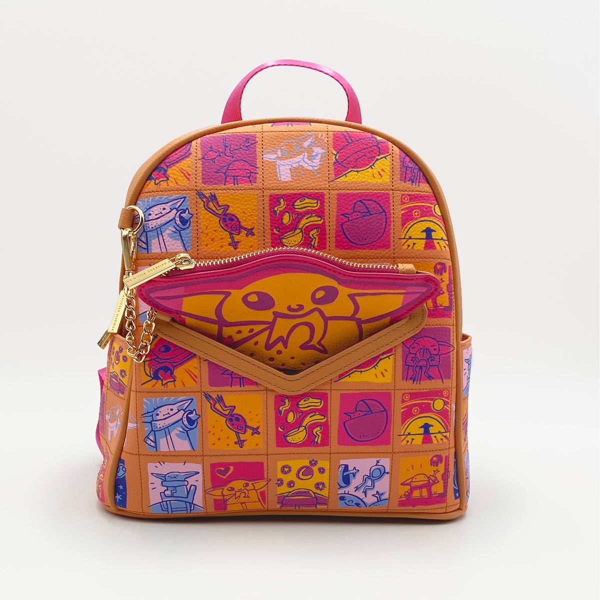 Star Wars: The Mandalorian Grogu Quilted Comic Mini Backpack