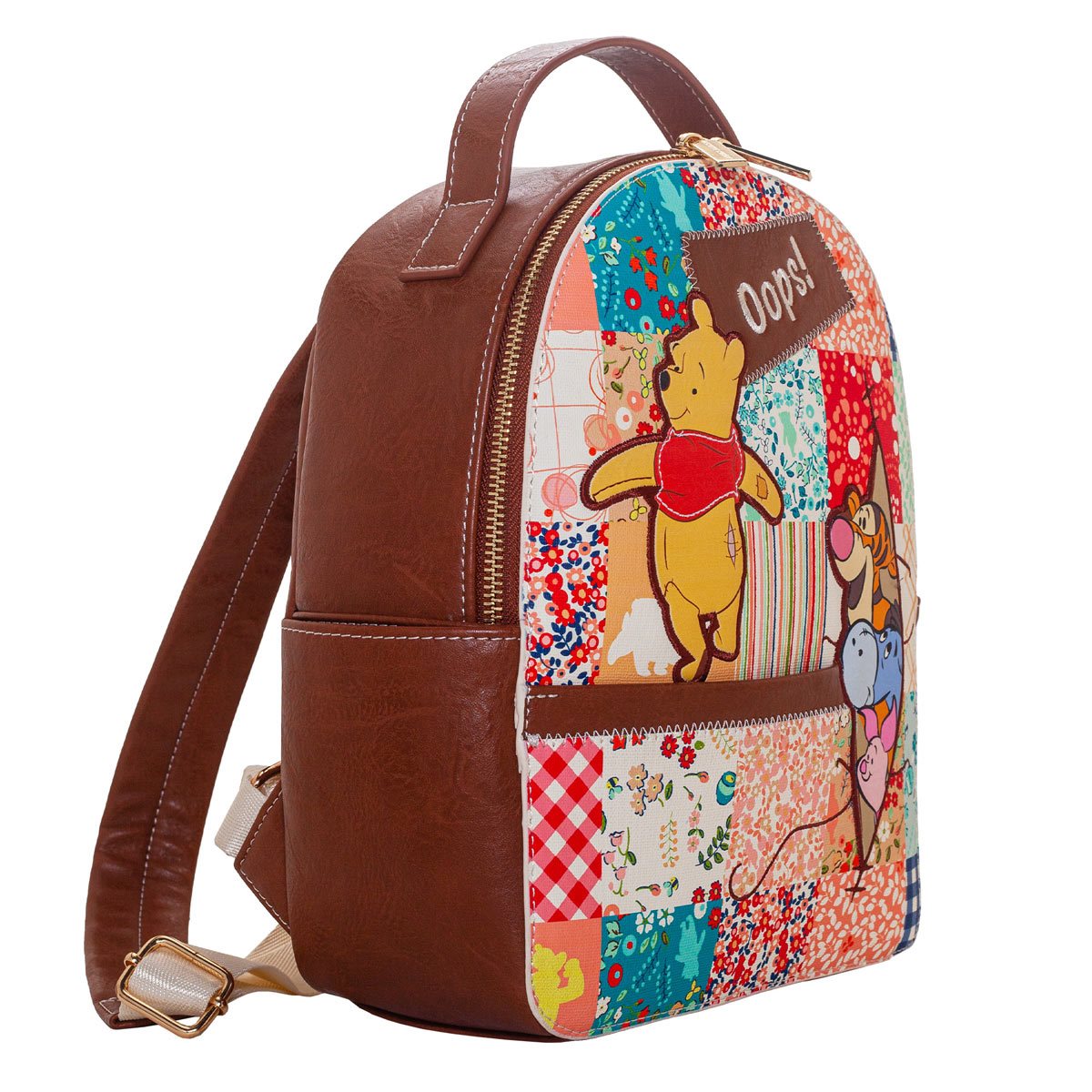 Winnie the Pooh Patchwork Mini-Backpack