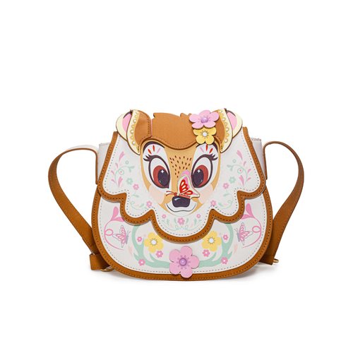 Bambi Scallop Saddle Crossbody Purse