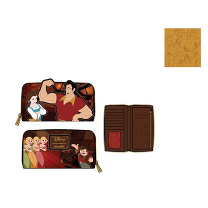 Beauty and the Beast Gaston Zip-Around Wallet