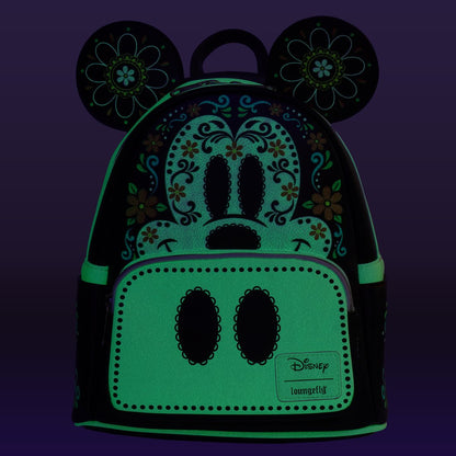 Mickey Mouse Dia Muertos Skull Mini-Backpack - EE Exclusive