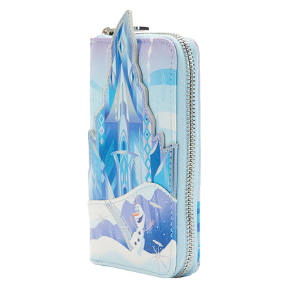 Frozen Elsa Ice Castle Zip-Around Wallet