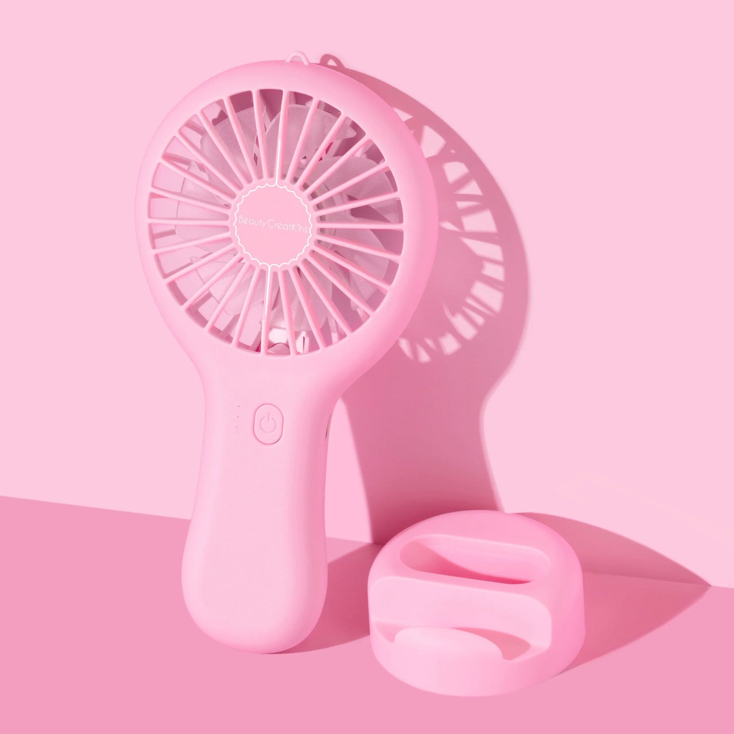 Pink Handheld fan