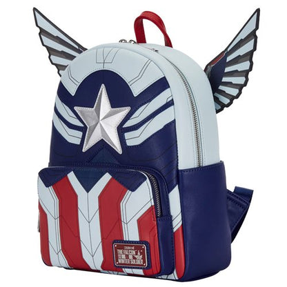 Loungefly Marvel Falcon Captain America Cosplay Mini Backpack