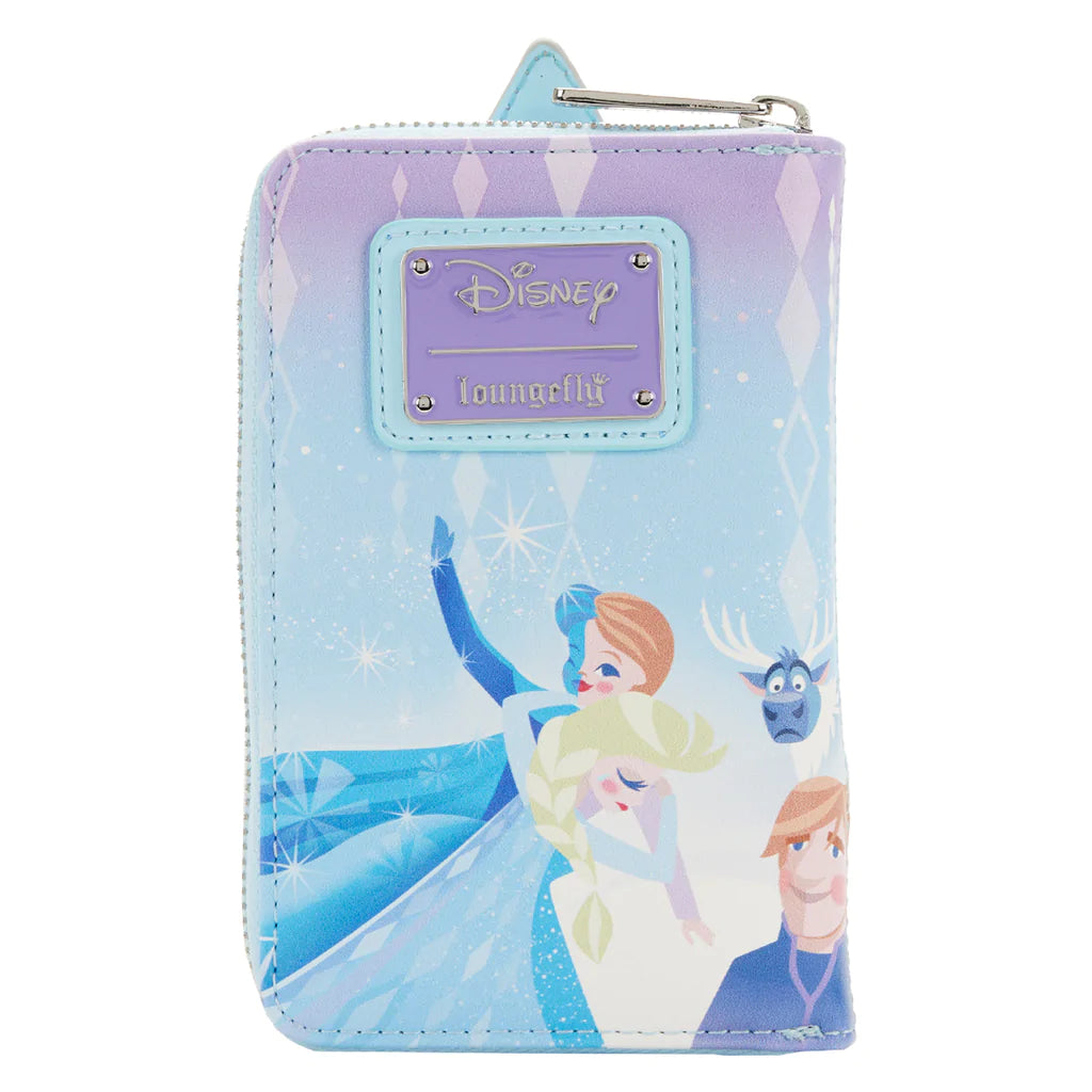 Frozen Elsa Ice Castle Zip-Around Wallet