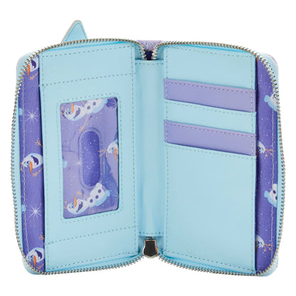 Frozen Elsa Ice Castle Zip-Around Wallet