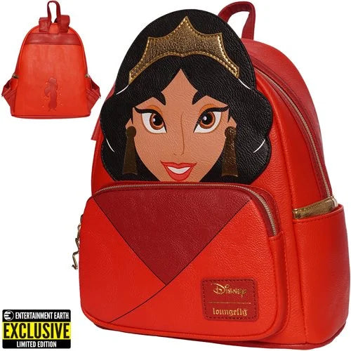 Aladdin Princess Jasmine Red Outfit Cosplay Mini-Backpack