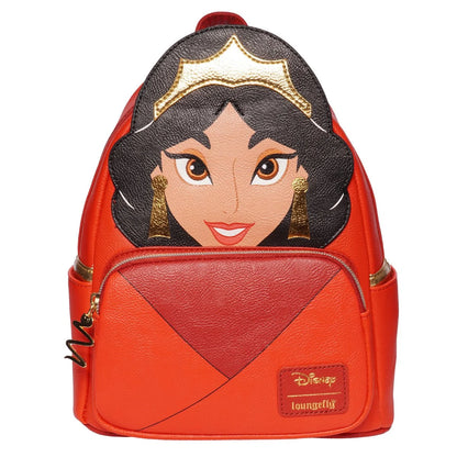 Aladdin Princess Jasmine Red Outfit Cosplay Mini-Backpack