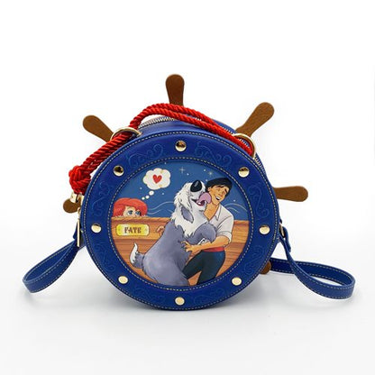 The Little Mermaid Prince Eric Nautical Wheel Crossbody Purse