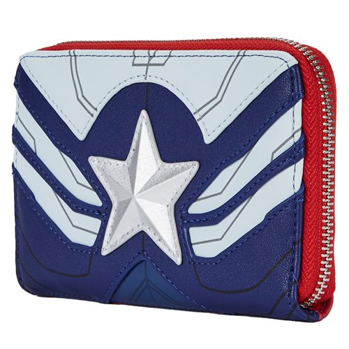 The Falcon and the Winter Soldier Falcon Captain America Cosplay Zip-Around Wallet