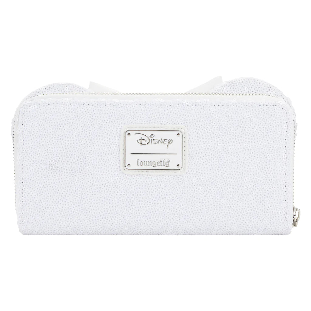 Minnie Mouse Bride Wedding Zip-Around Wallet