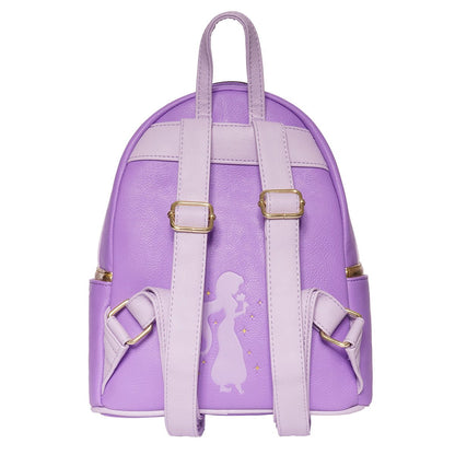 Aladdin Princess Jasmine Purple Outfit Cosplay Mini-Backpack