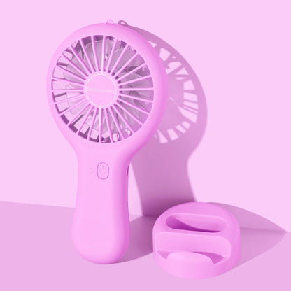 Purple Handheld fan