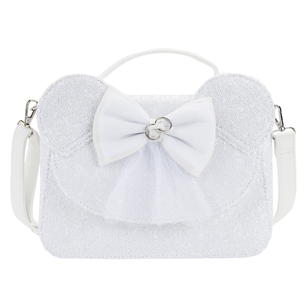 Minnie Mouse Bride Wedding Crossbody Purse